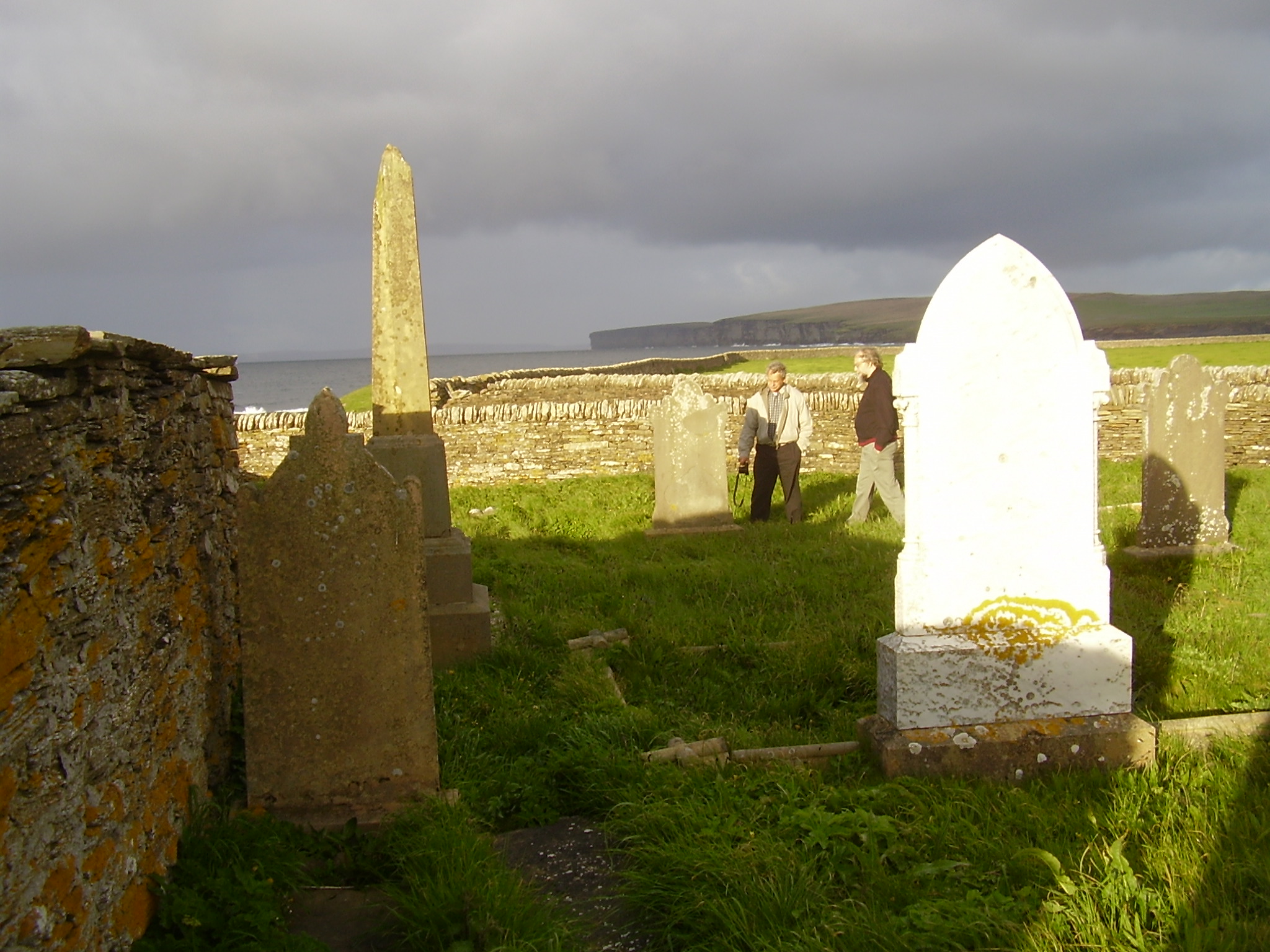 Stones in evening light