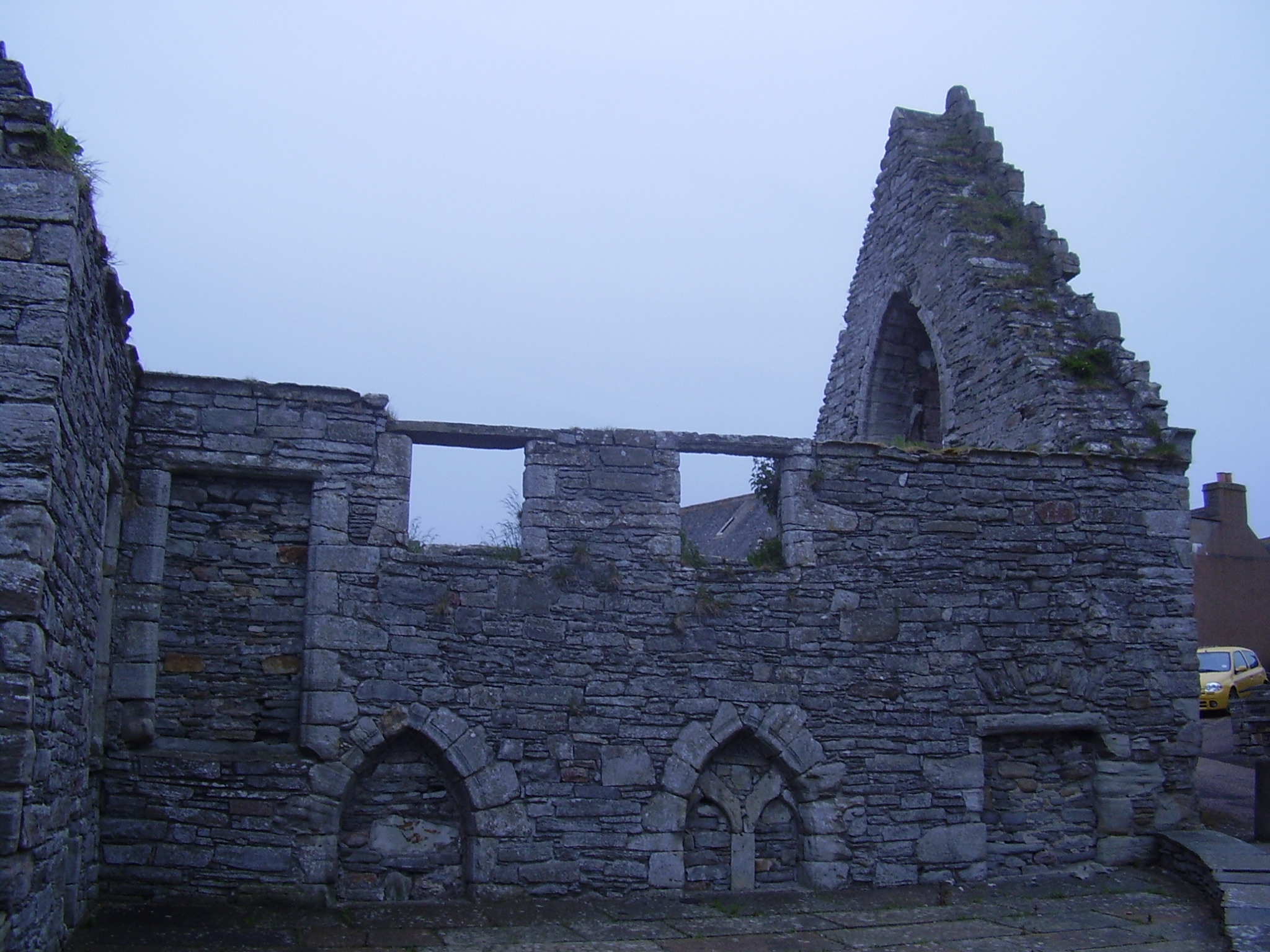 NE side: Magistrate's Loft door (l.); Town Aisle door (r.)